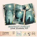 Moonlit Forest –Complete Journal Page  Kit