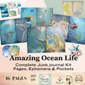 Amazing Ocean Life – Complete Junk Journal Kit