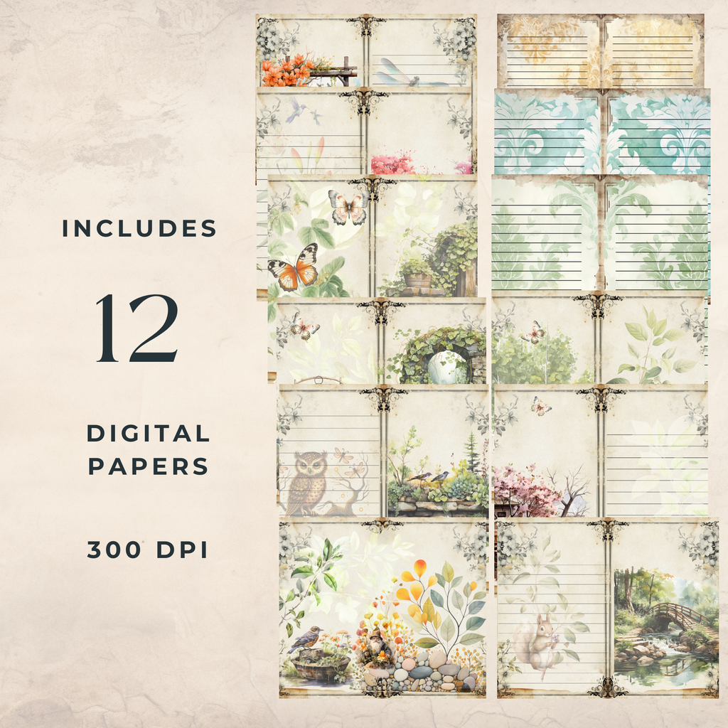Pathway Trails  Kit – Complete Vintage Nature Journal Kit