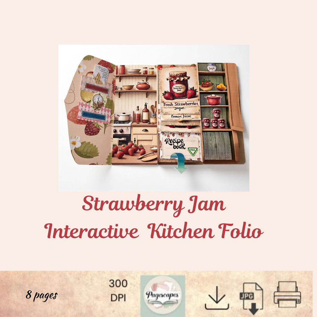 Strawberry Jam – Interactive Kitchen Folio Kit