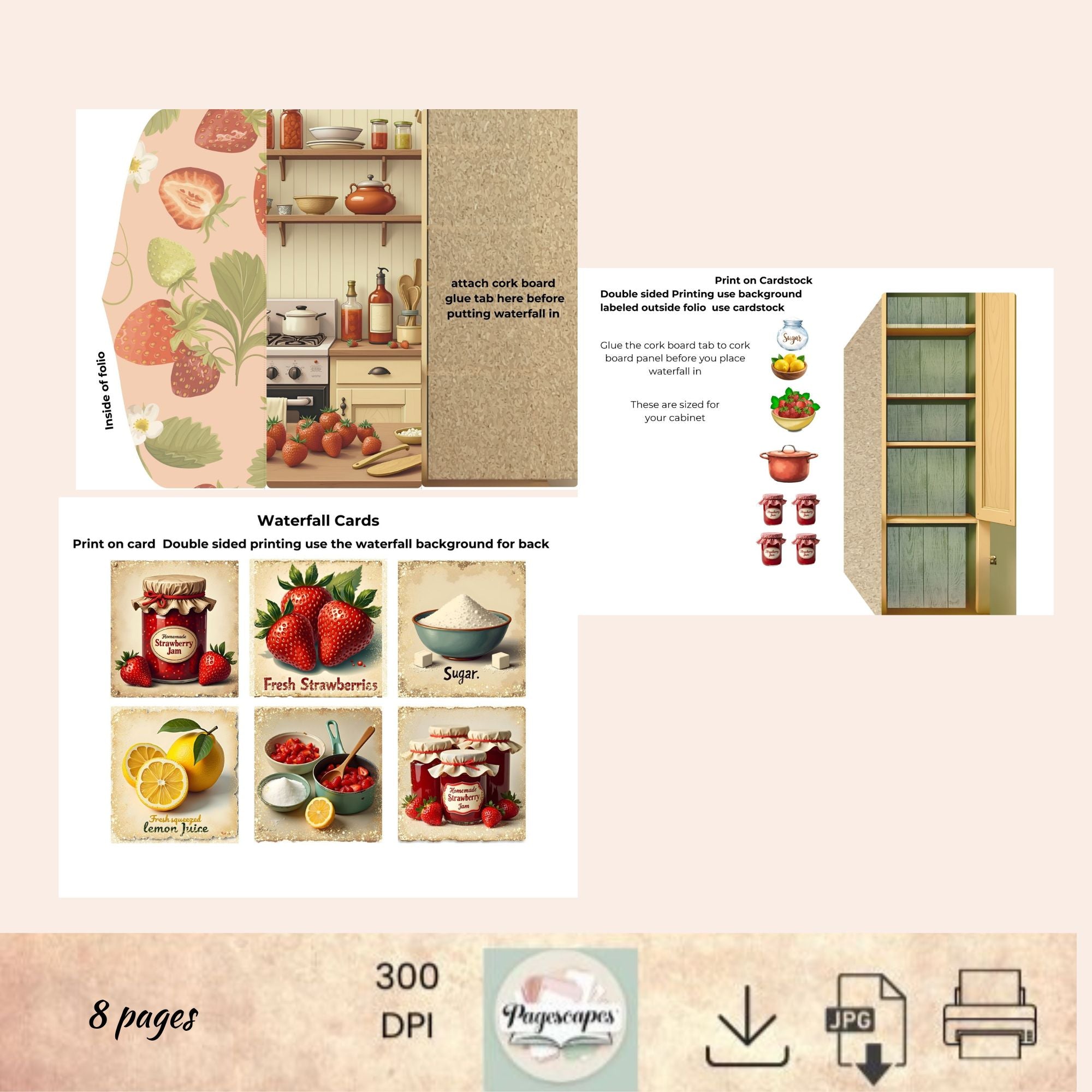 Strawberry Jam – Interactive Kitchen Folio Kit