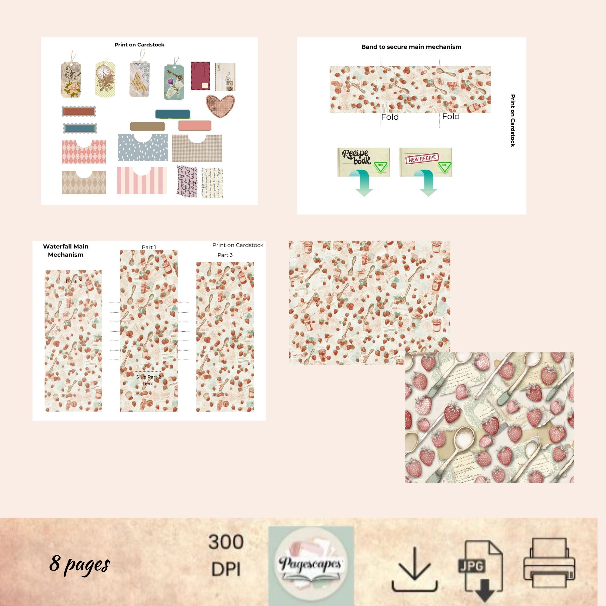 Strawberry Jam – Interactive Kitchen Folio Kit
