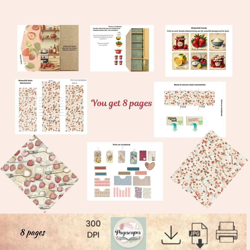 Strawberry Jam – Interactive Kitchen Folio Kit