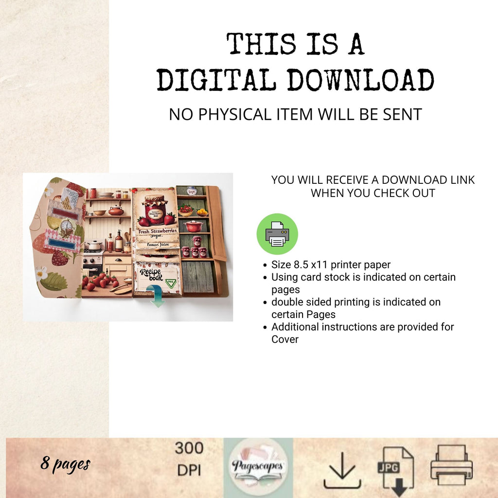 Strawberry Jam – Interactive Kitchen Folio Kit