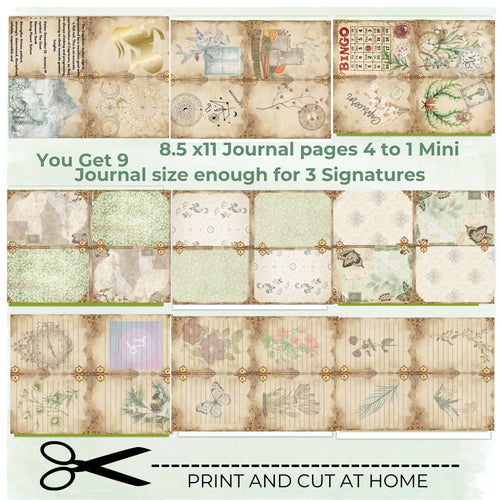 Capricorn Zodiac Mini Journal Kit
