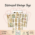 Distressed Vintage Tags – Printable Ephemera Set